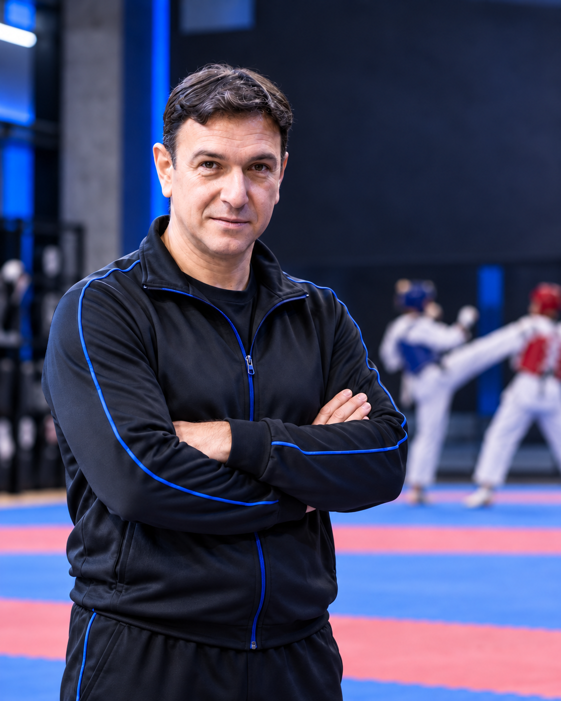 Ιωάννης Πυργέλης, προπονητής Taekwondo και Ξιφασκίας του Α.Σ. ΑΙΧΜΗ Βόλου